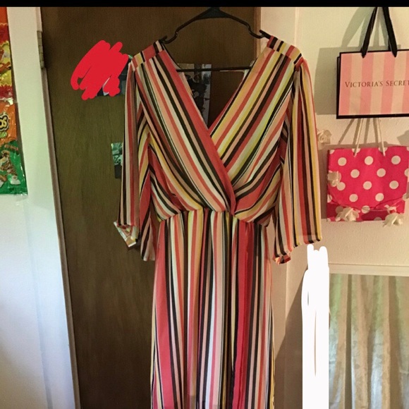 Women’s Large Striped Dress - Picture 2 of 4
